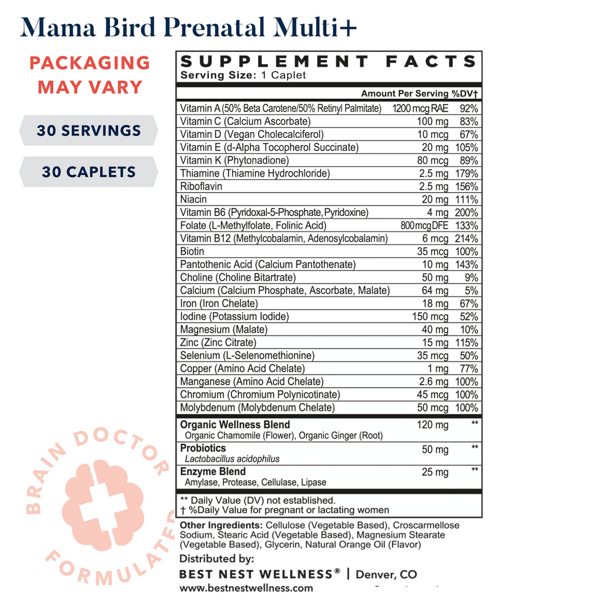 Mama Bird Prenatal Multi+