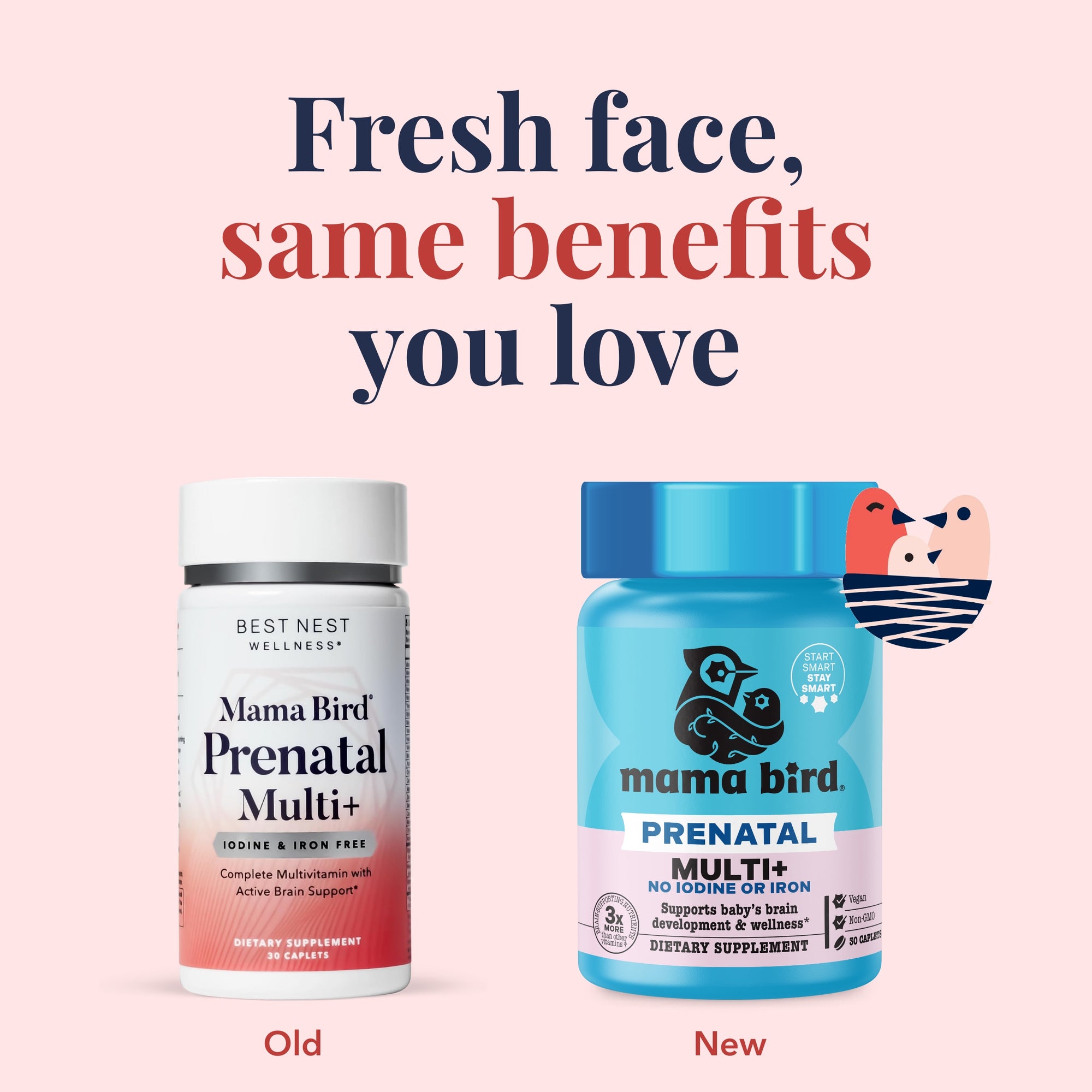 Mama Bird Prenatal Multi+ Iodine & Iron Free