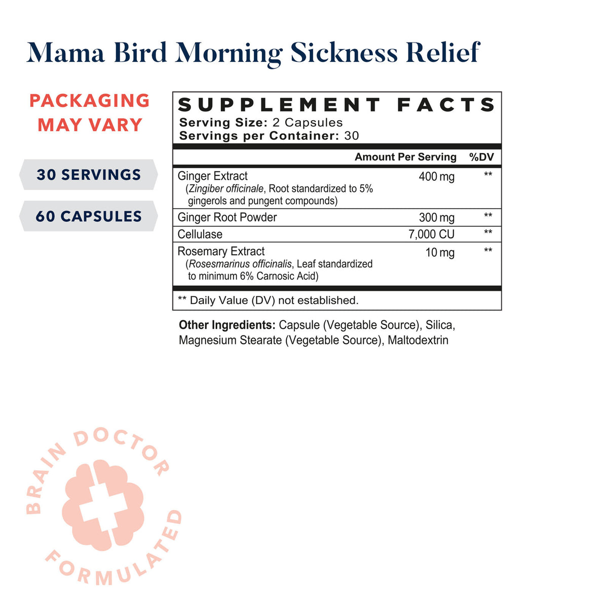 Mama Bird Morning Sickness Relief