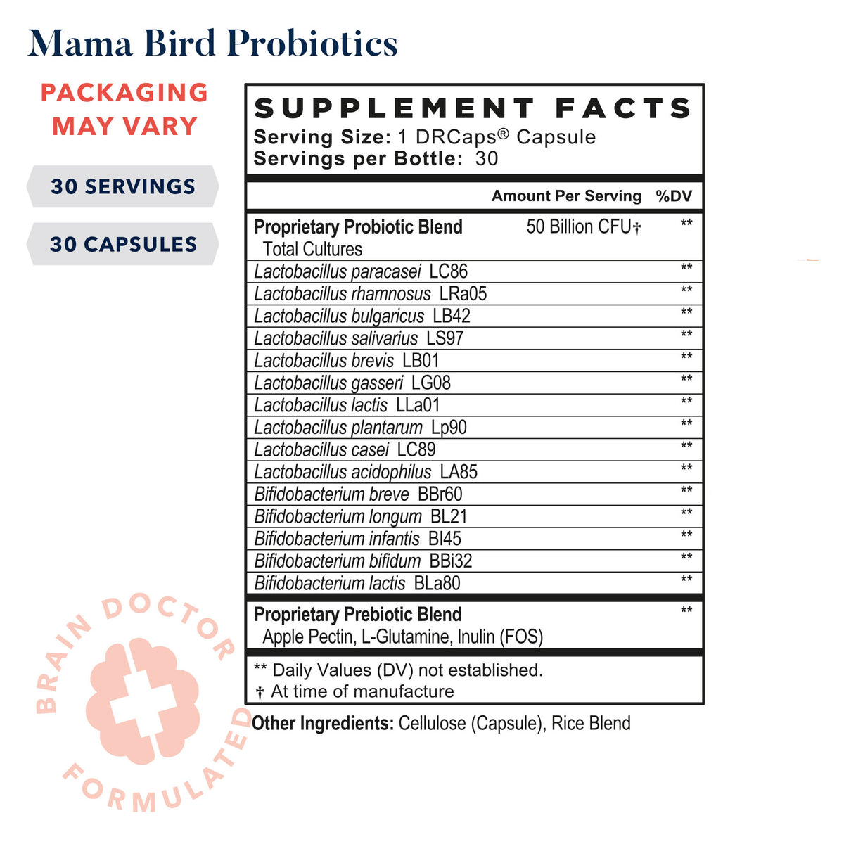 Mama Bird Probiotics